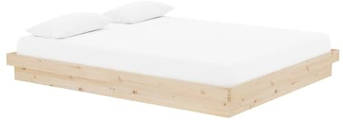 vidaXL Massivholzbett ohne Matratze 160x200 cm
