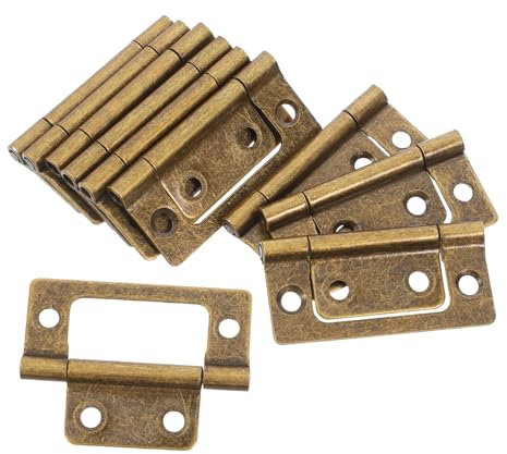 LIFKOME 12pezzi Cerniere Per Porte e Mobili Realizzate in Ferro Anticato Spessorato Design Sicuro e Facile Installazione Per Porte Finestre e Armadi
