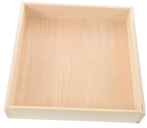 TOBBOMEY Kids Sand Tray Tragbare Holz-Sandbox Für Drinnen Und Draußen Kompaktes Design Sicheres Spielzeug Für Kreative Aktivitäten Und Sensorische Erlebnisse Für Tischspiele