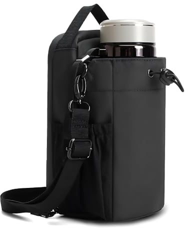 HOVCEH Bolsa Magnetica Gym, Botella Agua Gimnasio con Imanes, Gran Capacidad Porta Botellas de Agua Accesorios de Fitness para Botella, Móvil y Deporte