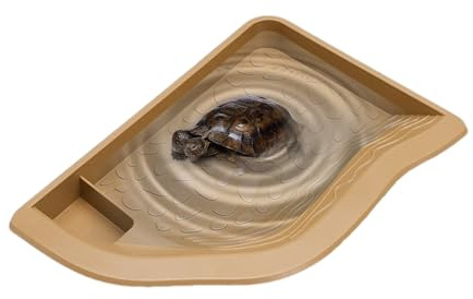 Reptilvattenskål – badpoolskål | akvarielandskap pool för skäggig, sköldpadda, ormar, amfibier, terrarier, husdjur, hemlivsmiljöinredning och enkel drickåtkomst