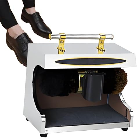 OzcNykt Cireuse à Chaussures éLectrique, Polisseuse, Machine De Nettoyage De Chaussures à Induction Horizontale Automatique, Cirez Vos Chaussures Où Que Vous Soyez OriginalColour