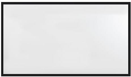 Pantalla de proyección de 130/100 pulgadas, marco de aluminio 16:9, con ángulo de visión de 160° y revestimiento antiluz, pantalla plana de alta calidad para cine en casa (130 pulgadas)