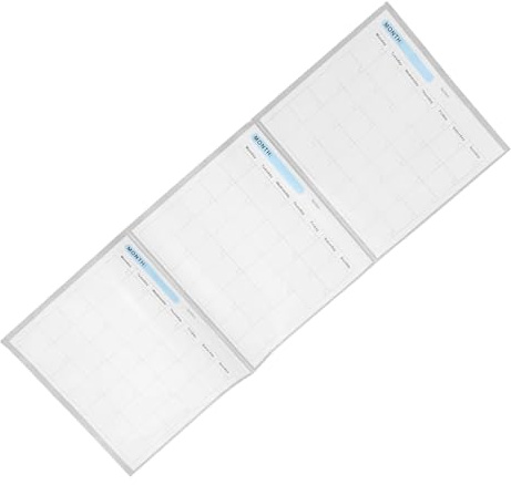 SHINEOFI Undatierter Terminplaner Löschbarer Kalender Für Die Wand DIY Monatskalender Großer Trocken Abwischbarer Kalender DIY Kalenderplaner Löschbarer Jahresplaner Trocken