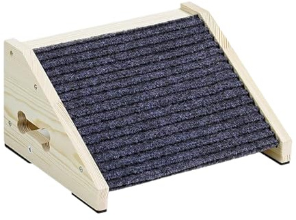 Portable Wooden Dog Rampe Für Bett | Indoor Pet Treppenhaus Rampe Für Hochbetten, Couches, Sofas, Und Steps; Leicht Portable Design Helps Dogs Climb Safely And Comfortably In Any Indoor