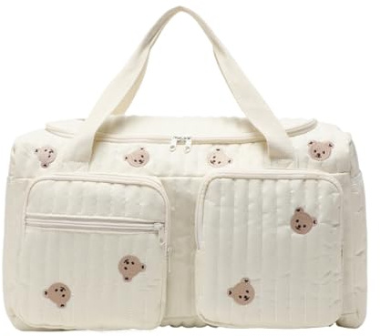 Skötväska – blöjfack med tecknad | multifunktionell organiserare för resor | förvaringsväska för babyblöjor för dagligt bruk vid camping, shopping, pendling,