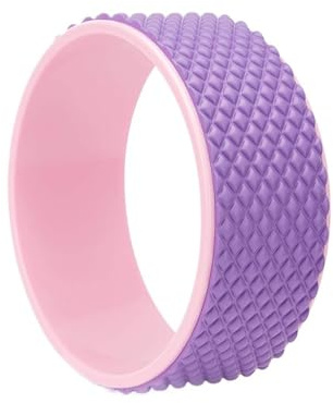 Yogahjul Yogahjul för ryggsmärta, bår och rulle för att förbättra bakre böjningar, 13 x 5 tum (PUPLE)