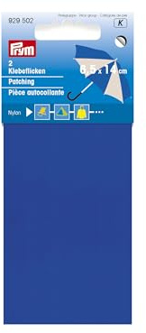 Prym 929502 Klebeflicken Nylon 6,5 x 14 cm blau