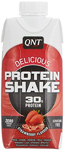 QNT Delicious Protein Shake, Strawberry (12 x 330ml)
