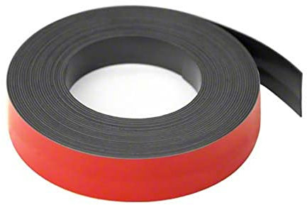 Magnet Expert Red 25mm wide x 0.76mm thick Magnetic Gridding Tape ( 5 Metre Length )