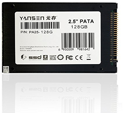 KingSpec PATA(IDE) MLC SSD Unità a Stato Solido Solid State Drive per PC Laptop Notebook, 2,5 pollici (128GB)