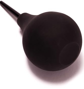 Ann Summers - Silicone Anal Douche for Men & Women, Enema Bulb Kit for Intimate Play, Soft Silicone - Black