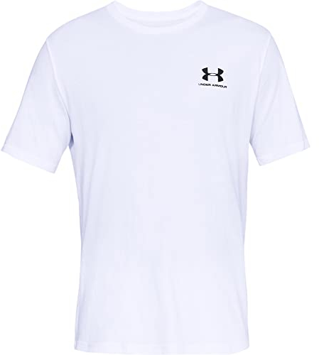 Under Armour Herren Sportstyle Left Chest, komfortables T-Shirt für Männer mit Logo auf der linken Brust, Sportshirt mit loser Passform