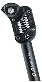 by.schulz Unisex – Erwachsene Sattelstütze-2208800810 Sattelstütze, schwarz, 400mm