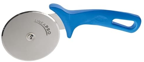 Gi.Metal Coupe-Pizza Professionnel, Lame de 10 cm en Acier Inoxydable, Amovible et certifiée pour l'usage Alimentaire, poignée Ergonomique Confortable, 100% Made in Italy