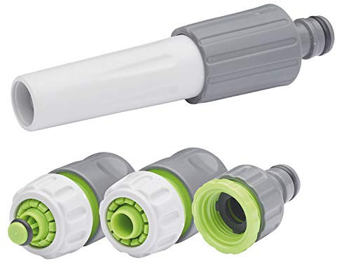 Kit de Riego Completo: Lanza + Conectores Ø19 + Cabeza de Grifo | Conexión Automática y Uso Inmediato | Ideal para Jardín, Huerto o Terraza | AROZ