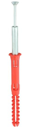 TimCo CFX024T Wall Fixing Plasterboard-5x100 Corefix Dot & Dab Wandbefestigung, Gipskarton, 5 x 100 Stück, rot