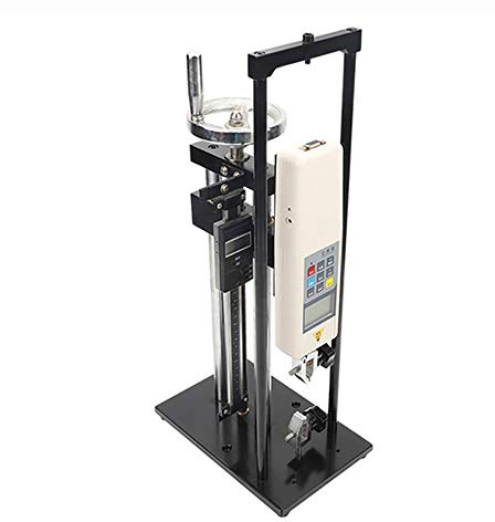 Toplionace Vertikale Spiral Druck und Zug Lehre Digitaler Kraftmesser Prüfstand Druck Zugprüfmaschine mit Digitalanzeigeskala (mit Skala, mit 500N Meter)