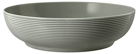 Seltmann 001.757381 Beat Foodbowl, 25cm Durchmesser, Glaze Perlgrau, 2 Stück