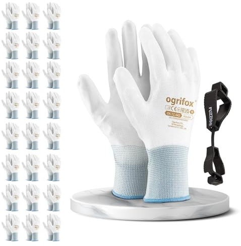 FUZZIO Unisex Ox-poliur_f Arbeitshandschuhe (24er Pack)