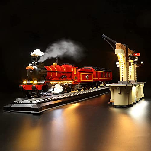 Led Licht Set Kompatibel mit Lego 76405 Hogwarts Express, BrickBling Led Beleuchtungs Set für Hogwarts Express, Kreatives Geschenk (Kein Modell)- Standard Version