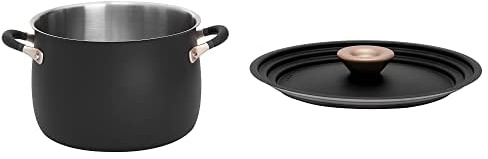 Bundle of Meyer Accent Series Stainless Steel Stockpot + Accent Series Universal Lid