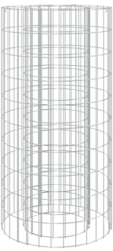 Foyer en gabion Ø 50 cm Fer galvanisé