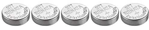 RENATA Lot de 5 Piles Bouton Silver Oxyde 377 / SR626 SW 0% Mercure