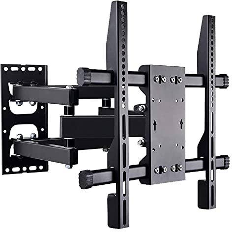 Supporto TV, robusto supporto TV, robusto supporto TV a parete per TV LCD LED 4K da 32-49 pollici - fino a 400 mm x 400 mm - carico massimo 45 kg, nero good