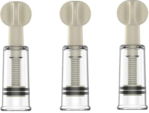 Gajoin Ensemble de ventouses avec pompe magnétique, kit de thérapie chinoise Acupoint pour massage de la cellulite, soulagement des douleurs musculaires et articulaires (3 torsions)