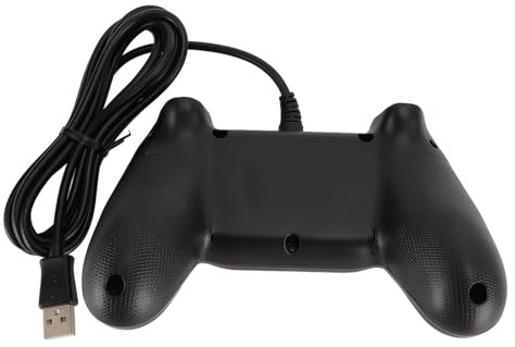 ASHATA Contrôleur de Jeu PC Filaire, Joystick pour 7 8 10 11 PC 360 avec Faible Latence ≤ 0,008 S, Contrôleur de Jeu PC Filaire, Manette de Jeu Filaire, Contrôleur USB PC