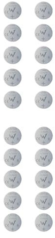 Lot de 10 Piles LR44 + 10 Piles LR54 - Alcalines 1.5V, Longue durée - Pack de 20 Piles Wonder Full Energy - Piles Boutons