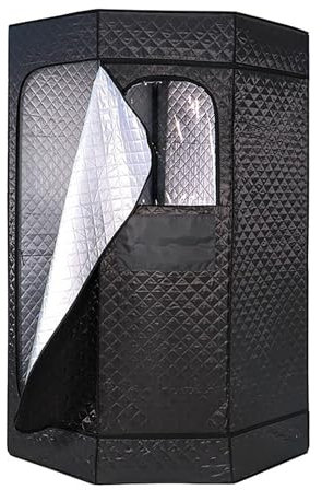 Sauna A Vapore Portatile, Kit Sauna SPA For La Casa Con Sedia Ergonomica For Sauna Con Schienale Alto, Scatola For Sauna Personale For Tutto Il Corpo, For Recupero, Disintossicazione E Sollievo Dallo