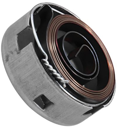 HOMSFOU Spindelvorschubfeder Ersatzteil Stahl Mit Abdeckung Spindel Rücklauf Für Bohrmaschinen Montage