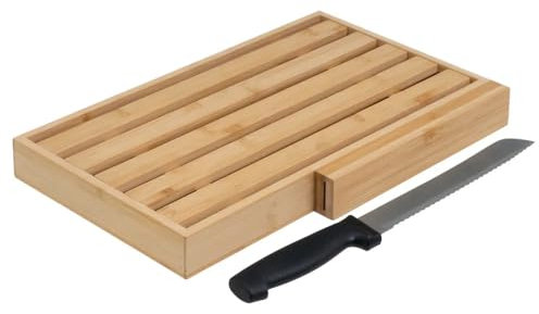 Space Home - Bread Board + Knife - Removable Crumb Grid Board - Bread Board - Crumb Bread Cutting Board