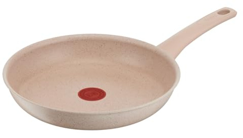 Tefal - Delight Poêle Ceramique Aluminium Recyclé - Antiadhésif - 26 cm | Poêle ceramique Mineralia antiadhésif pour une cuisson saine - Thermo-Signal pour saisir - Compatible tous feux induction