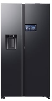 Samsung Series 9 AI Home American Fridge Freezer - Black - D Rated