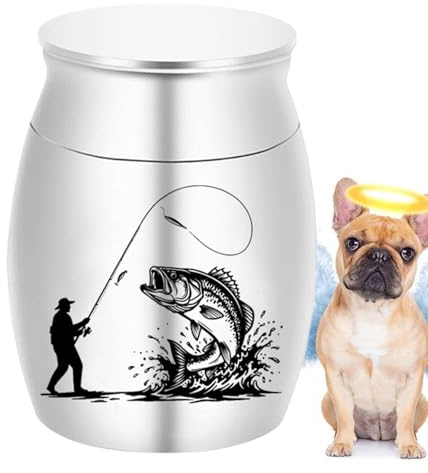 Dorugage Pet Urns for Dogs, Memorial Keepsake Small Urns for Dog Cat Ashes, Pet Supplies for Funeral Home Garden Table Yard Kitten Animal Shelters Cemetery Backyard Veterinarians