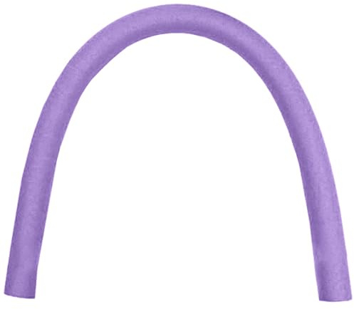 Grtheenumb Poolnudel, Schwimmnudel mit hohem Auftrieb, EPE-Schaum-Poolnudeln, 59 Zoll, Hohle, gerade Schaumnudeln für Schwimmtraining, Wasserspiel, Zubehör, Lila