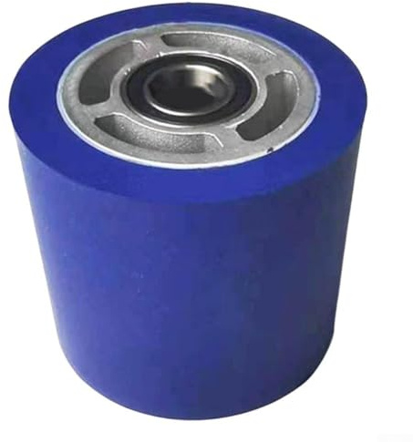 Rueda de prensa de goma transportadora de bordes automática para carpintería, accesorios de olla de pegamento, construcción de metal resistente al desgaste, 70 mm (70-17-70)