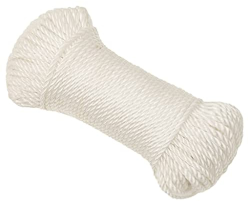 Genérico Cuerda de Trabajo Polipropileno Blanco 3 mm 25 m,Bricolaje,Accesorios de Bricolaje,Cadenas, Alambre y Cuerda,Sogas y Cuerdas metálicas-153035