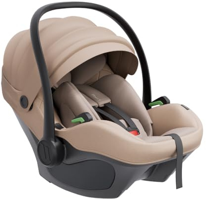 Avionaut Pixel 3 Babyschale – Leichtester Kindersitz der Welt (2,5 kg) – i-Size (40–86 cm, 0–13 kg) – Neugeborene Autositz – Isofix-kompatibel (Beige)