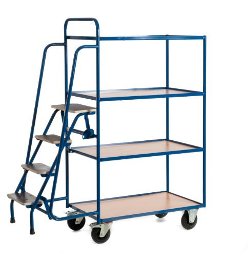 Rollcart Tischwagen mit 4 Trittstufen, 08-7274