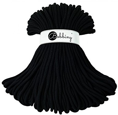 Bobbiny Junior 9 mm - Rope-Garn 100 m (schwarz)