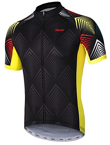 ARSUXEO Cykeltröja för män kortärmad MTB jersey ljus cykel t-shirt andningsbar cykel topp ZY84, Zy850, XL