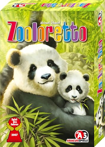 ABACUSSPIELE Zooloretto Neuauflage Spiel des Jahres 2007, Blau, Grün, Braun, Beige