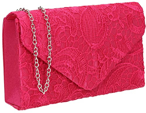 SwankySwans Pochette Rachel pour femme, fuchsia, One Size