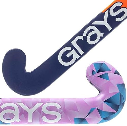 Grays Aftershock - Bastone da hockey su prato in legno, profilo Ultrabow per principianti e giovani, ideale per giochi all'aperto, 92,7 cm