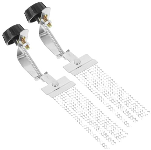 HEMOTON Tambor en Placas de 2 Piezas Anti-estrangulamiento Estructura Hierro Espiral Alambre para Caja para Accesorios Confiables Estables de Percusión