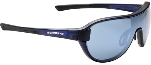 Swiss Eye Unisex M-Cover 3 Sportbrille, blue matt smoke FM, OneSize